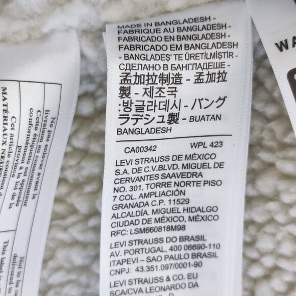 Levi's Type III Sherpa Trucker Jacket men's size XXL ink blue winter denim - Picture 7 of 14